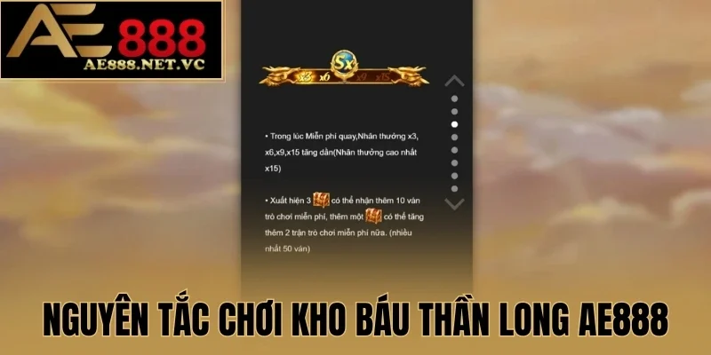 Nguyên tắc chơi Kho Báu Thần Long AE888