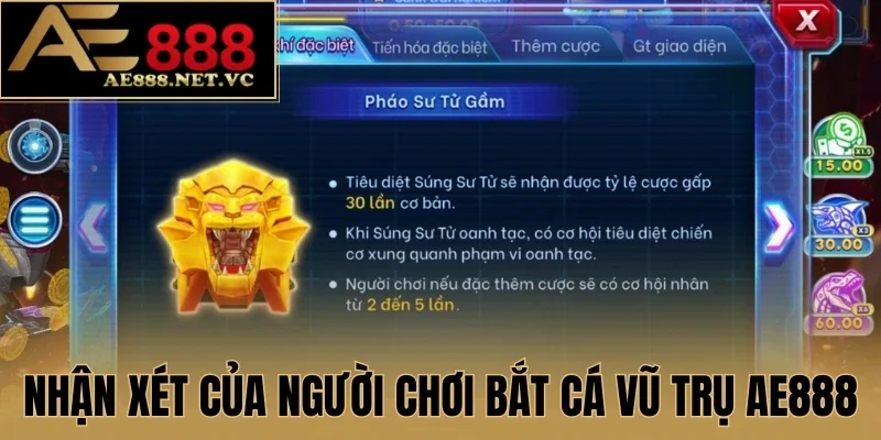 Nhận xét của người chơi Bắt Cá Vũ Trụ AE888